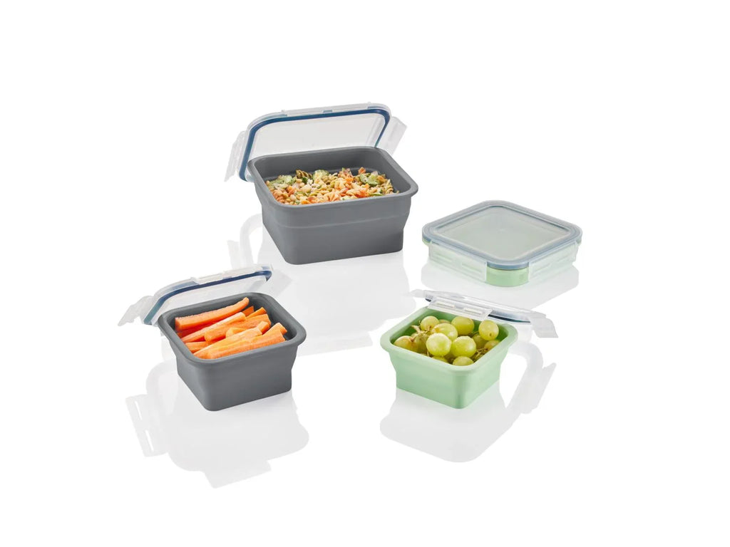 SILVERCREST Botes de conservation pliables ou Bote repas pliable