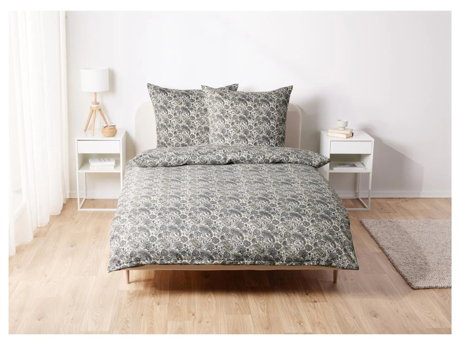 LIVARNO home Parure de lit en satin microfibre, 260 x 240 cm