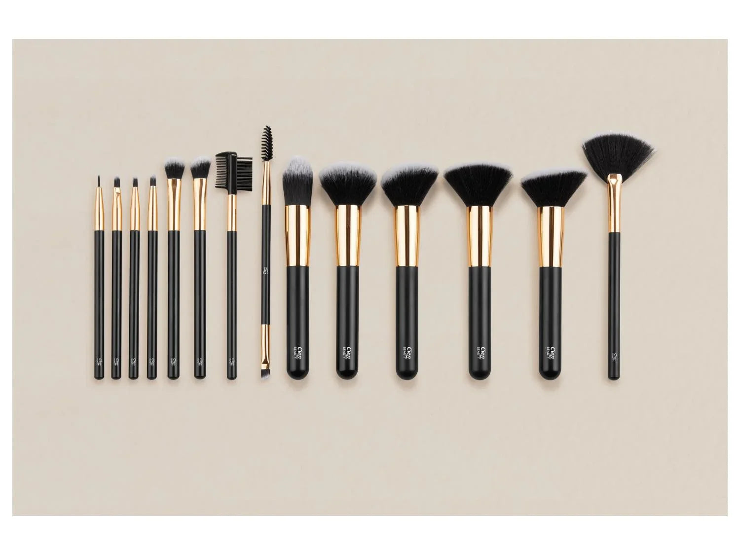 CIEN Beauty Set de pinceaux de maquillage, 14 pices