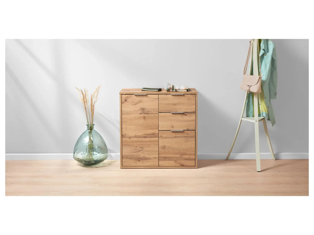 LIVARNO home Commode Verona, 80 x 80 x 35 cm, Imitation chne