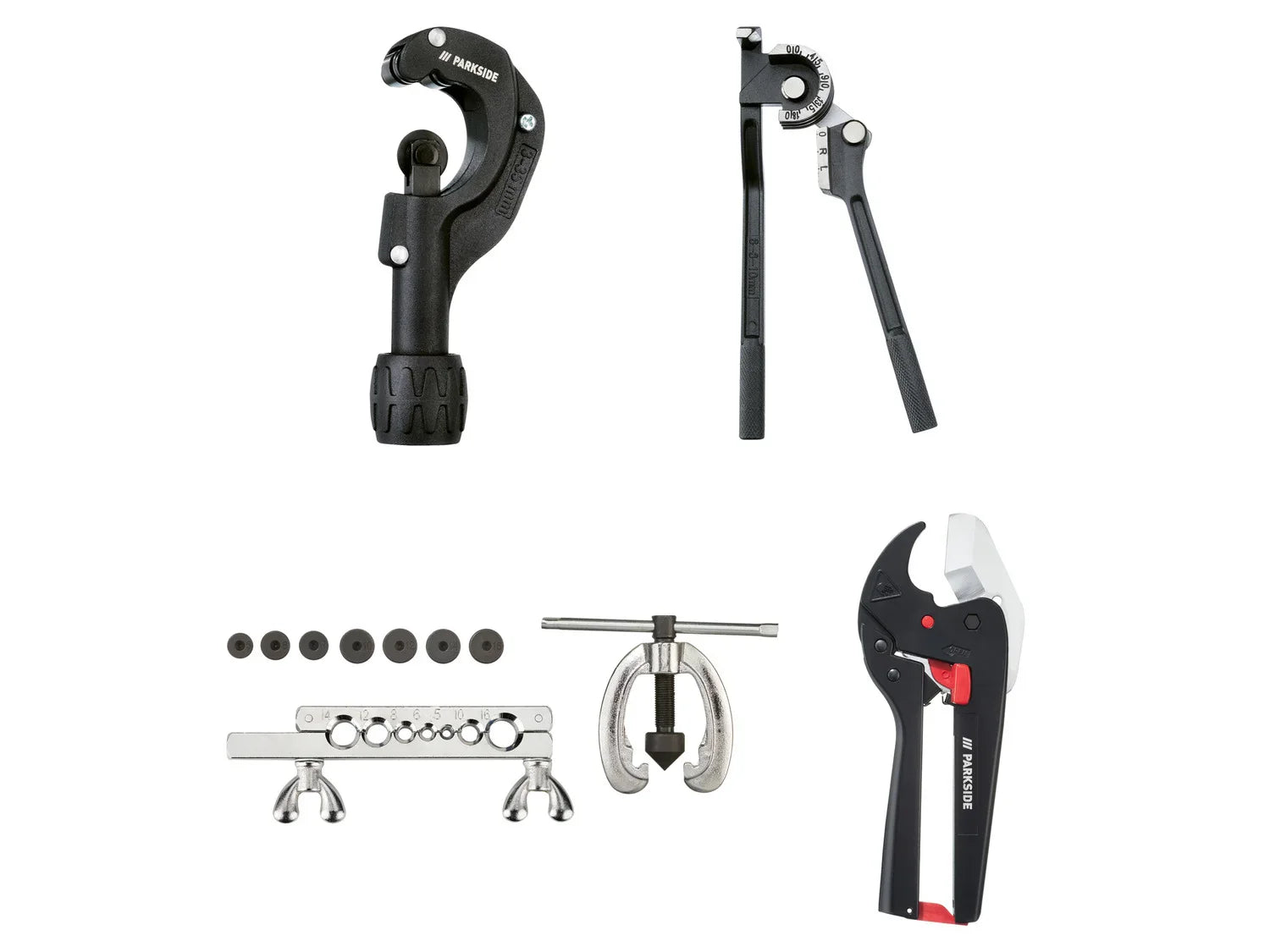 PARKSIDE Coupe-tubes plastique ou coupe-tubes ou pince  cintrer les tubes ou kit d'outils  cintrer double