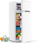 4.5 Cu.Ft Mini Fridge with Freezer 2 Door Compact Refrigerator Small Fridge