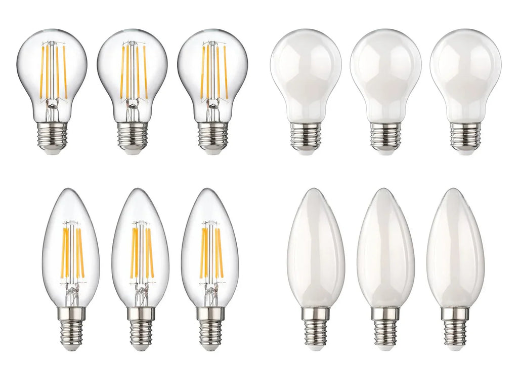 LIVARNO Lot de 3 ampoules LED  filament