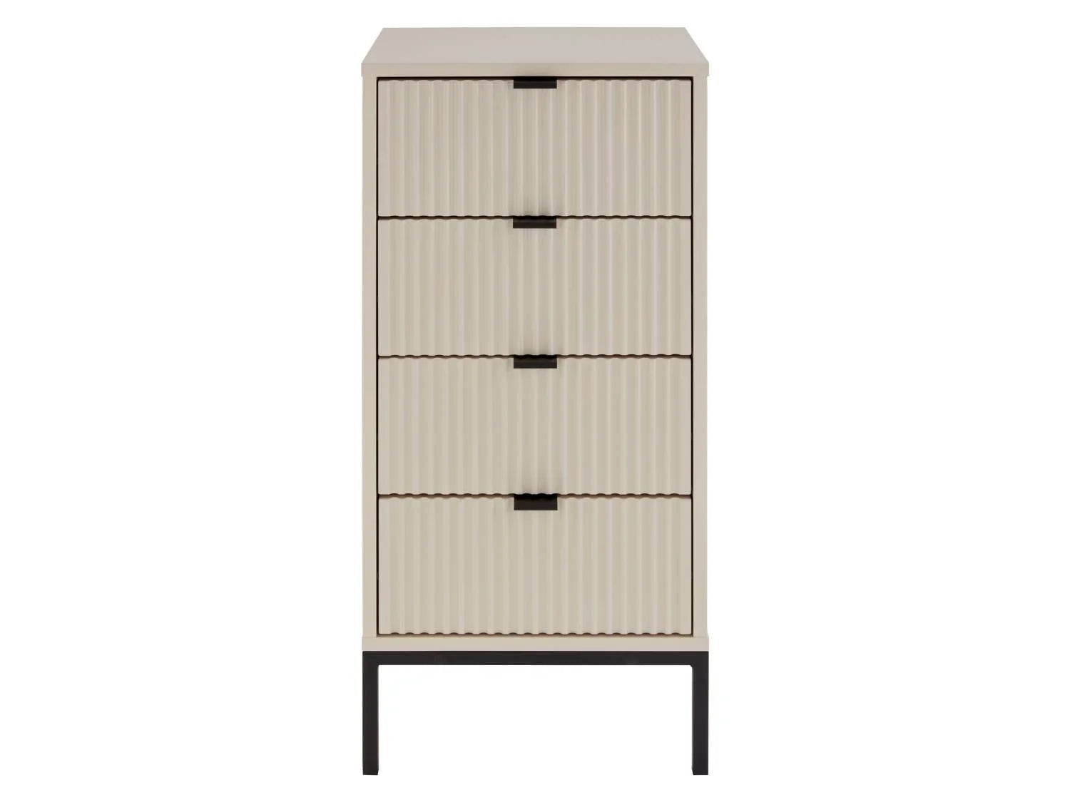 LIVARNO home Commode, 40 x 33 x 84,9 cm, beige/noir