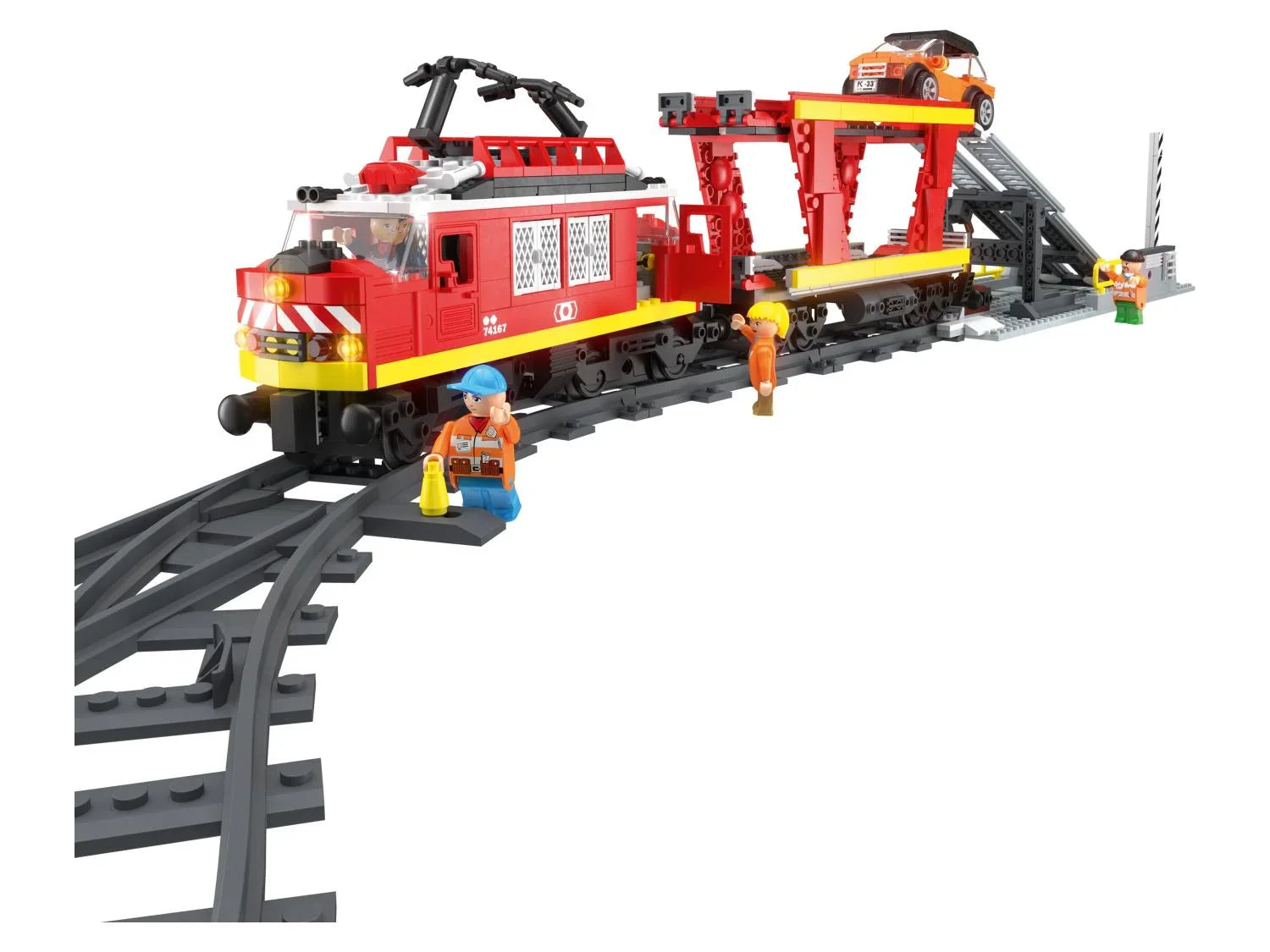 Playtive Clippys Train de marchandises ou de voyageurs