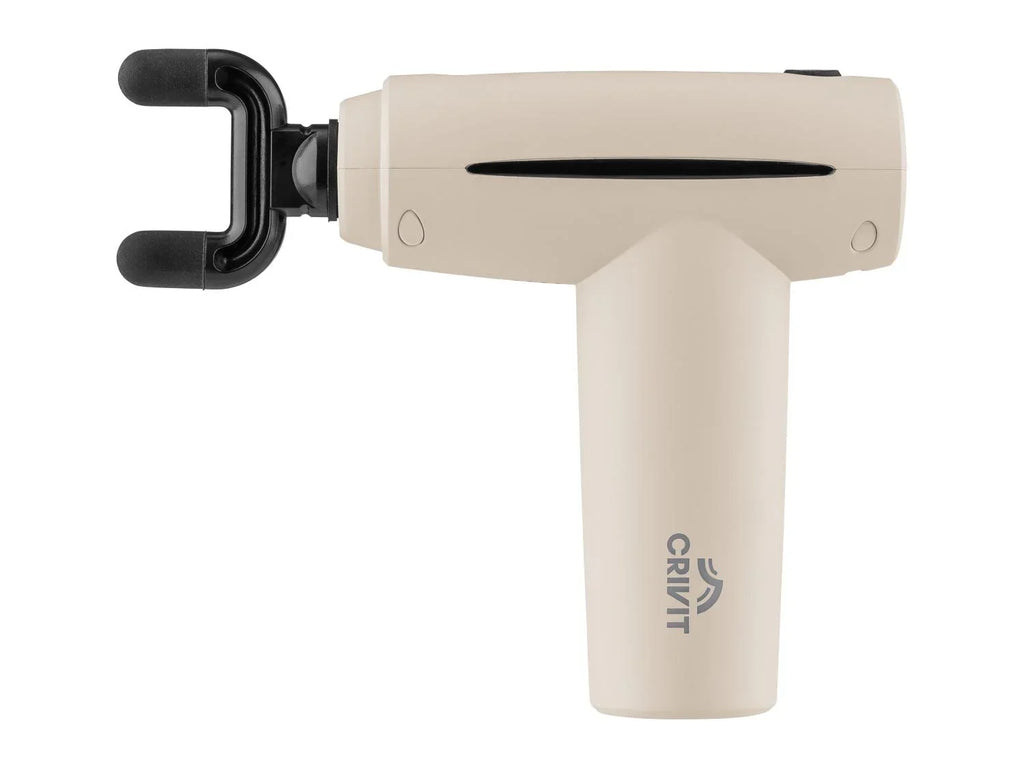 CRIVIT Mini-pistolet de massage CMMG 3.7 A1, 4 ttes, 5 vitesses
