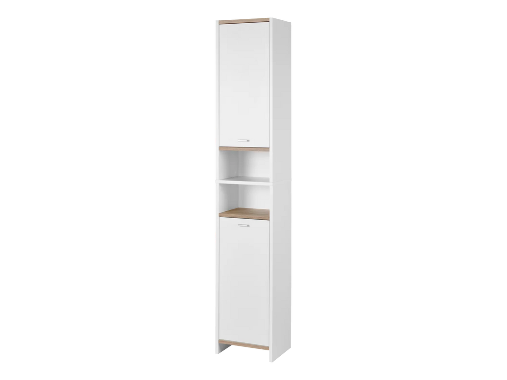 LIVARNO home Colonne de salle de bains, 34,2 x 186,2 x 28 cm, blanche/imitation chne