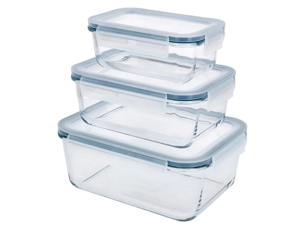 SILVERCREST Set de botes de conservation en verre