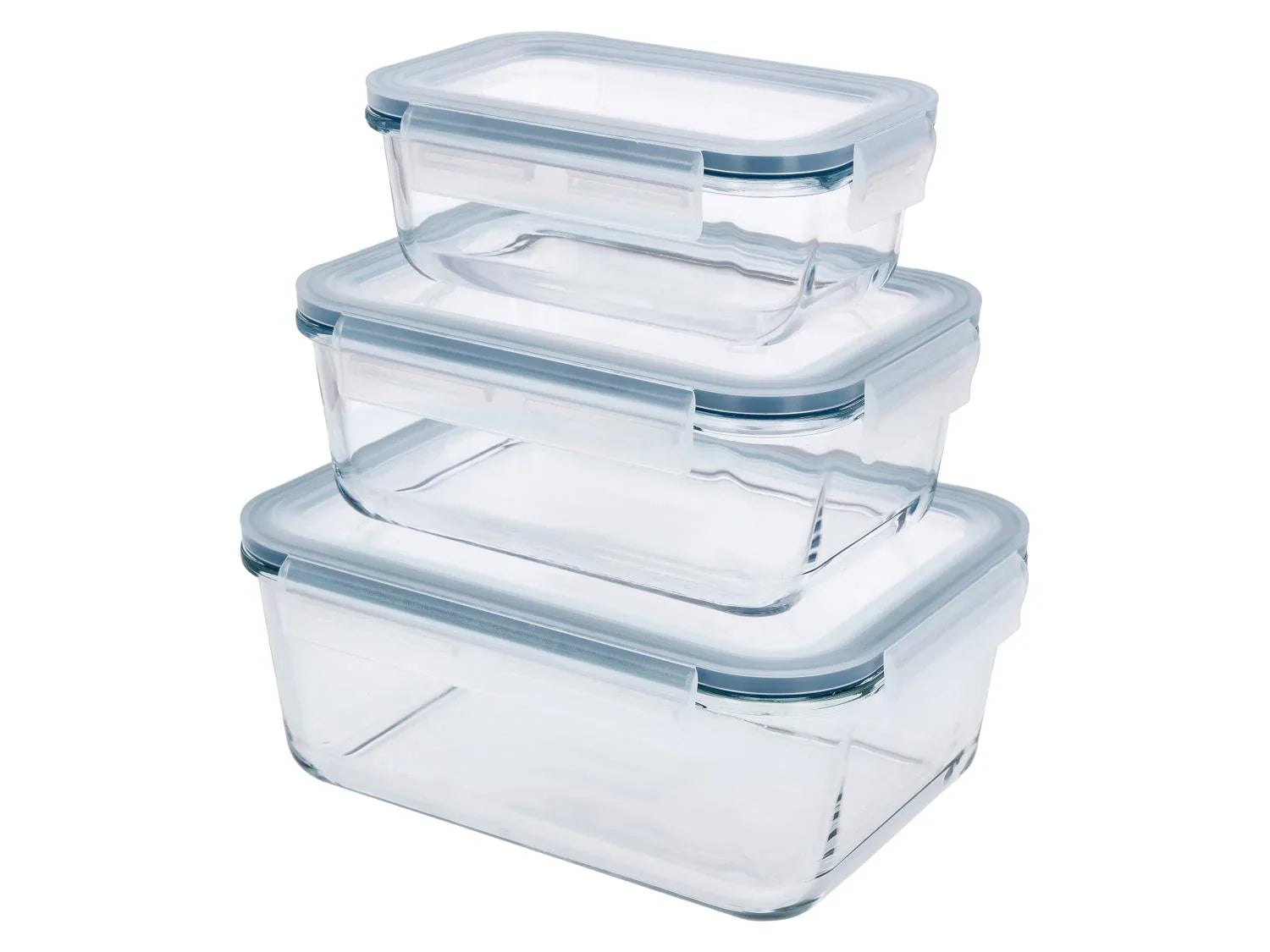 SILVERCREST Set de botes de conservation en verre