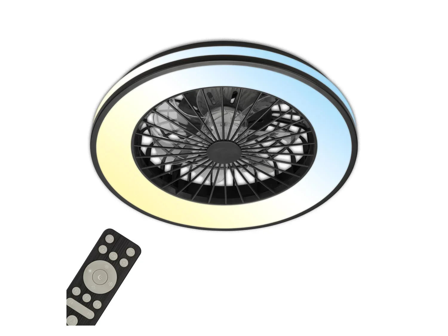 Briloner Ventilateur de plafond LED