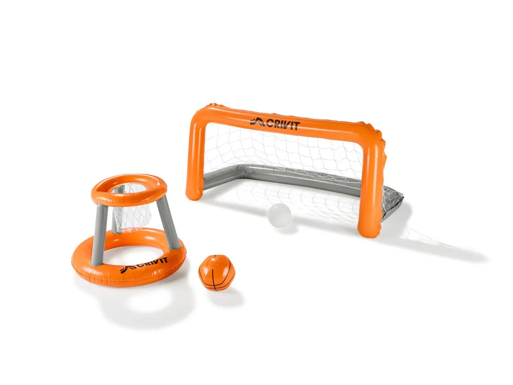 CRIVIT Filet daqua volley gonflable ou set de but et panier gonflables