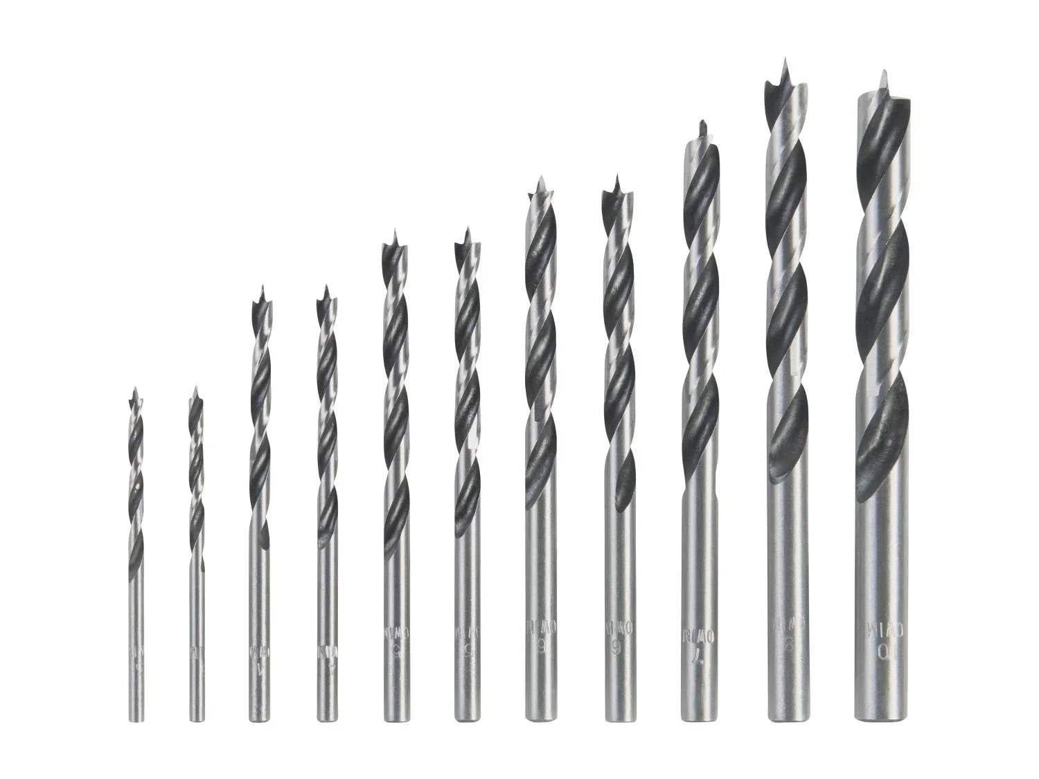 PARKSIDE Set de mches, forets ou embouts, 11 pices