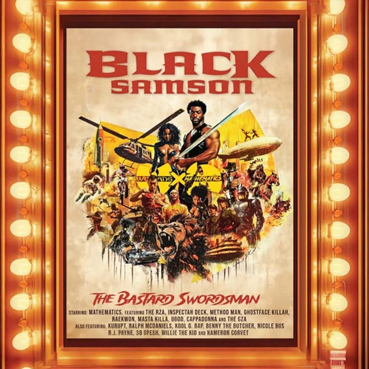 WU-TANG / MATHEMATICS - BLACK SAMSON, THE BASTARD SWORDSMAN: WU-TANG Vinyl LP