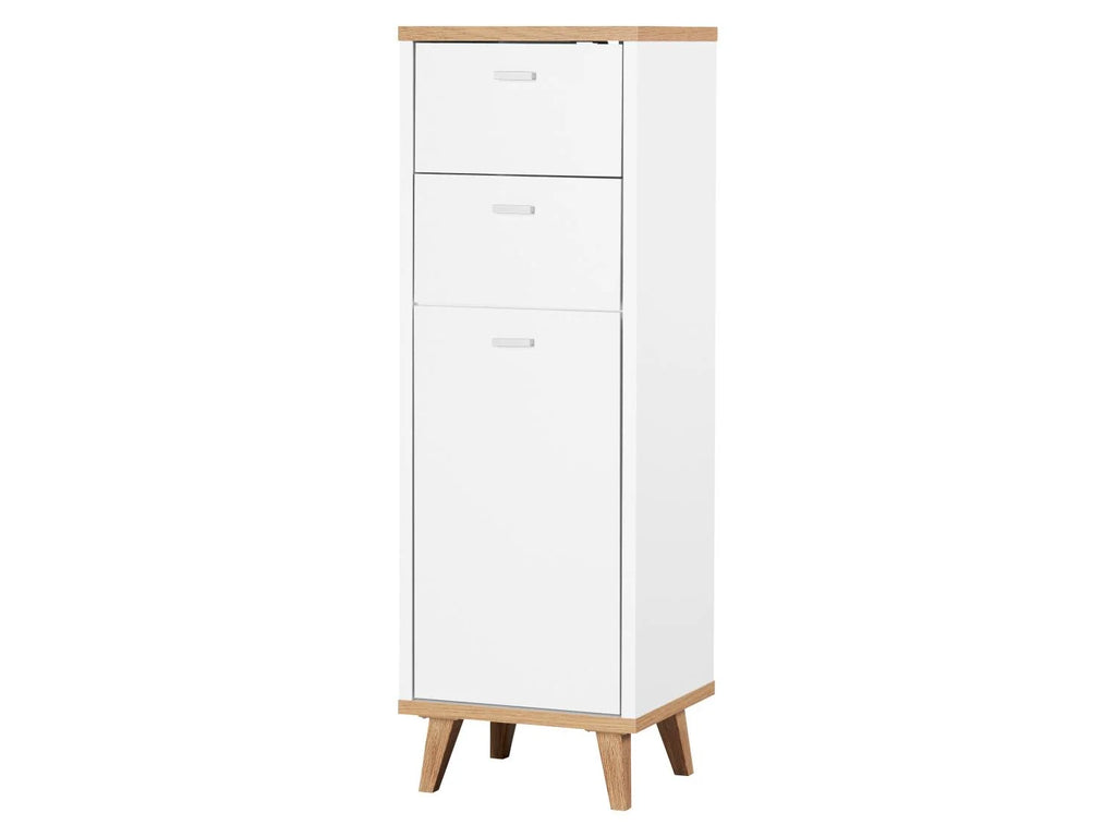 LIVARNO Meuble pour salle de bains Corfu, 32 x 96 x 28 cm, blanc/imitation chne
