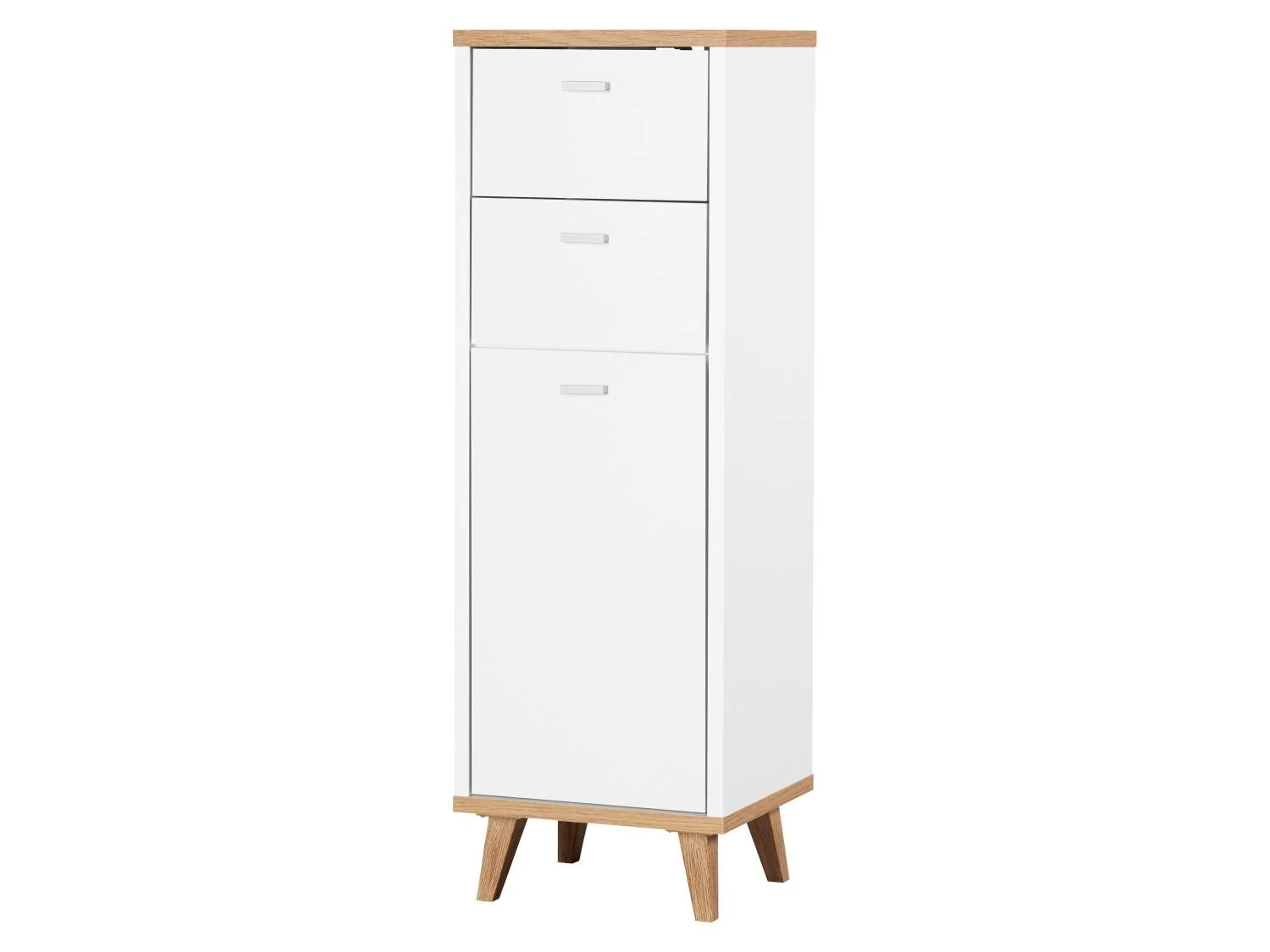 LIVARNO Meuble pour salle de bains Corfu, 32 x 96 x 28 cm, blanc/imitation chne