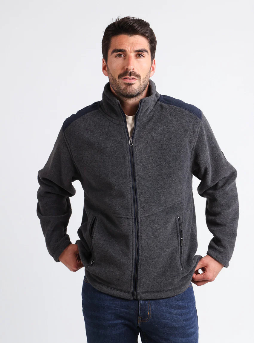 Polaire homme Gris Anthracite