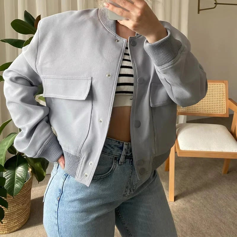 Veste Bombardier Vintage Femme