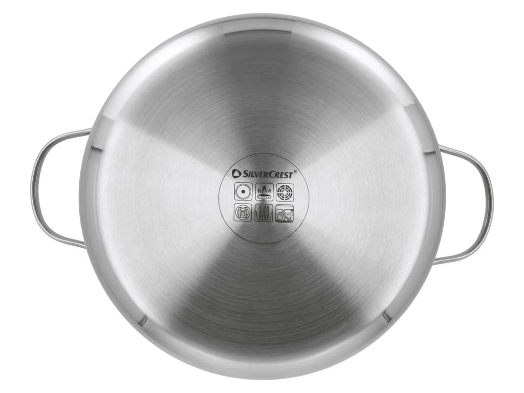 SILVERCREST Faitout premium en acier inoxydable,  24 cm