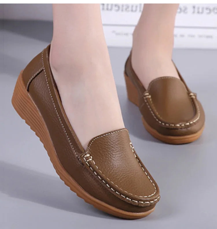 Sophie Paris I Chaussures de Bureau Confortables avec Semelle Compensée