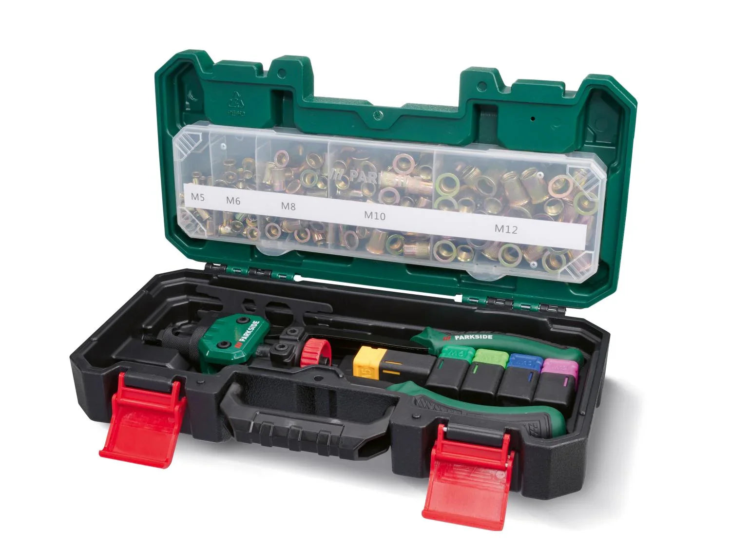 PARKSIDE Pince pour crous  sertir avec accessoires, 150 pices