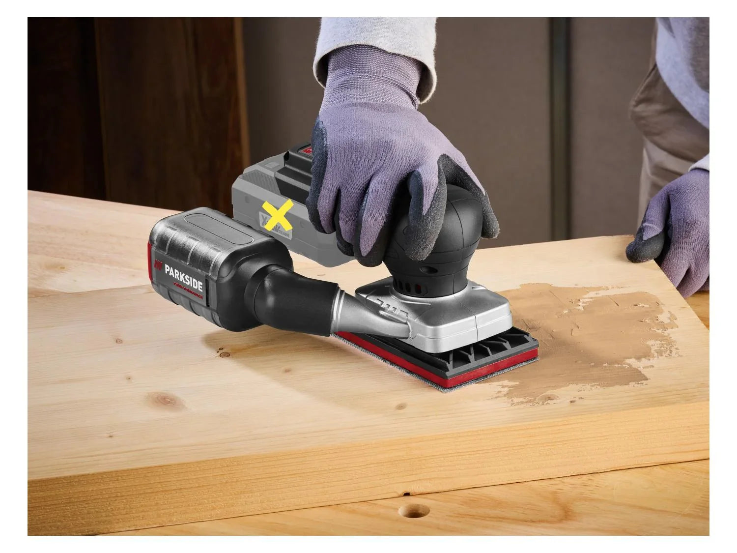 PARKSIDE PERFORMANCE Ponceuse vibrante sans fil PAMSP 20-Li A1