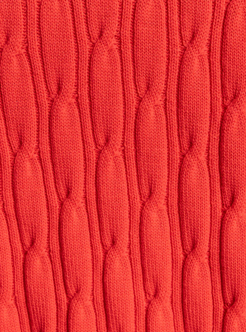 Pull femme en laine mérinos rouge doux