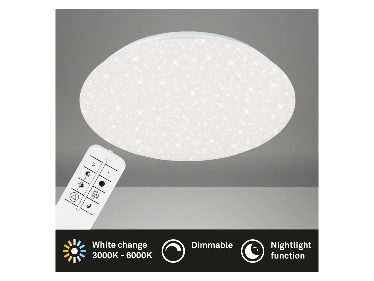 Briloner Plafonnier LED CTT