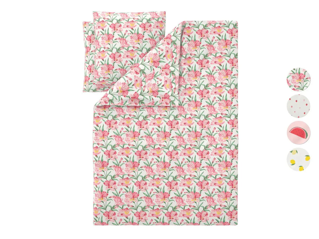 LIVARNO Parure de lit en satin microfibre, 240 x 220 cm