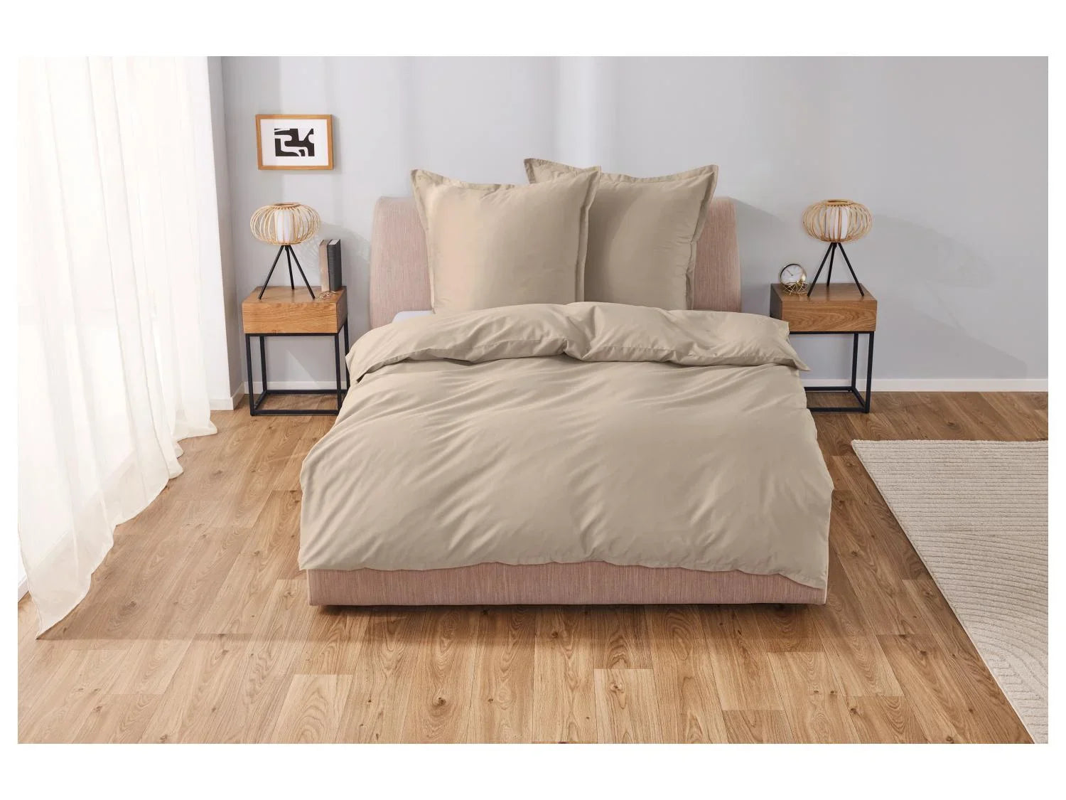 LIVARNO home Parure de lit en satin de lyocell, 260 x 240 cm