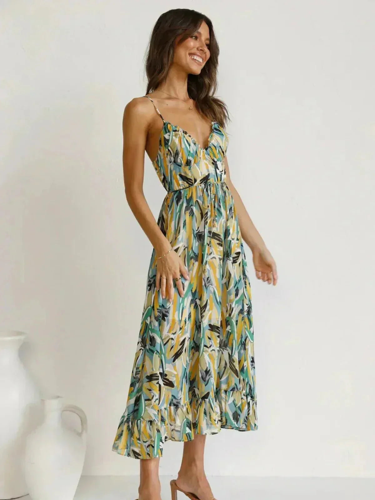 Chiara™ | Colorful Midi Dress
