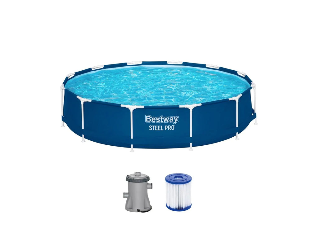 Bestway Piscine tubulaire Steel Pro avec pompe de filtration
