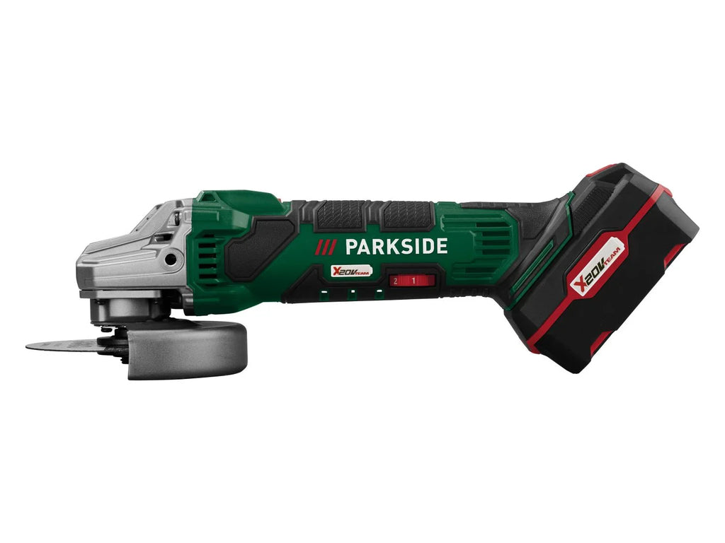 PARKSIDE Meuleuse d'angle sans fil 20 V / 4 Ah PWSA 20-Li D4, coffret de dmarrage avec batterie et chargeur