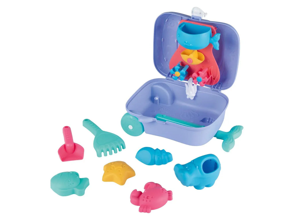 lupilu Valise  roulettes avec jouets de plage