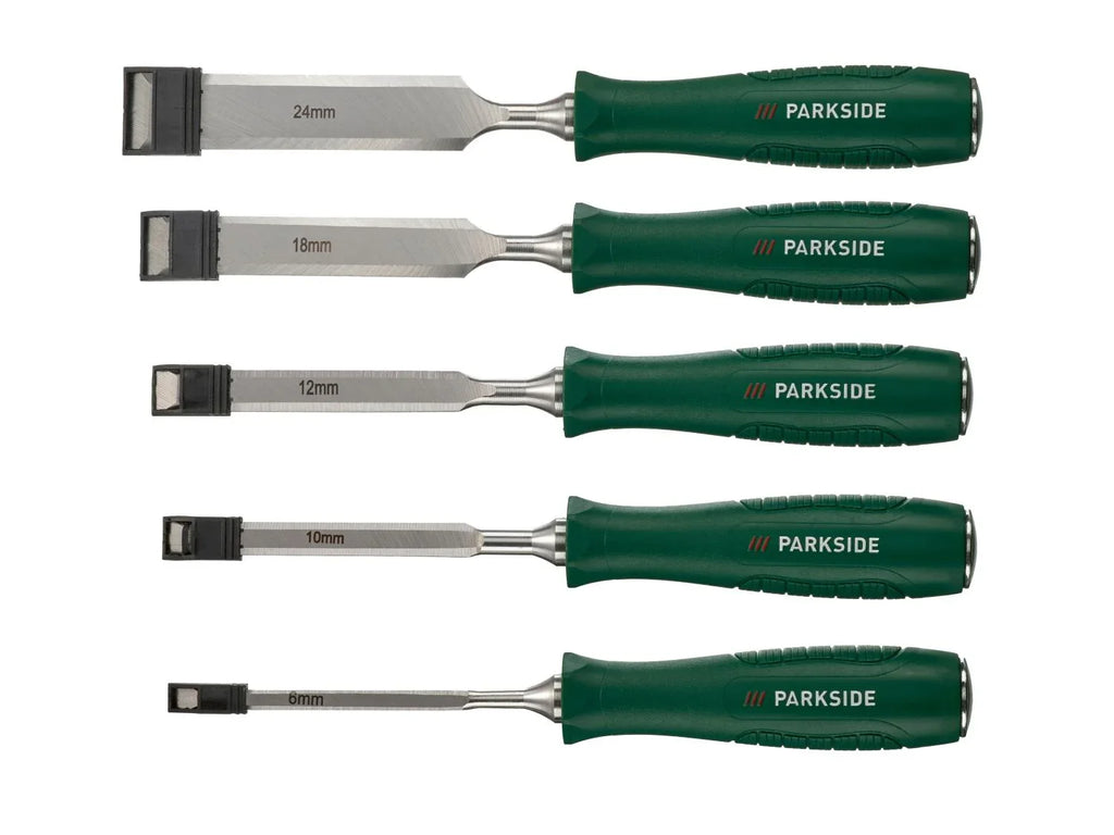 PARKSIDE Set de ciseaux  bois, 5 pices