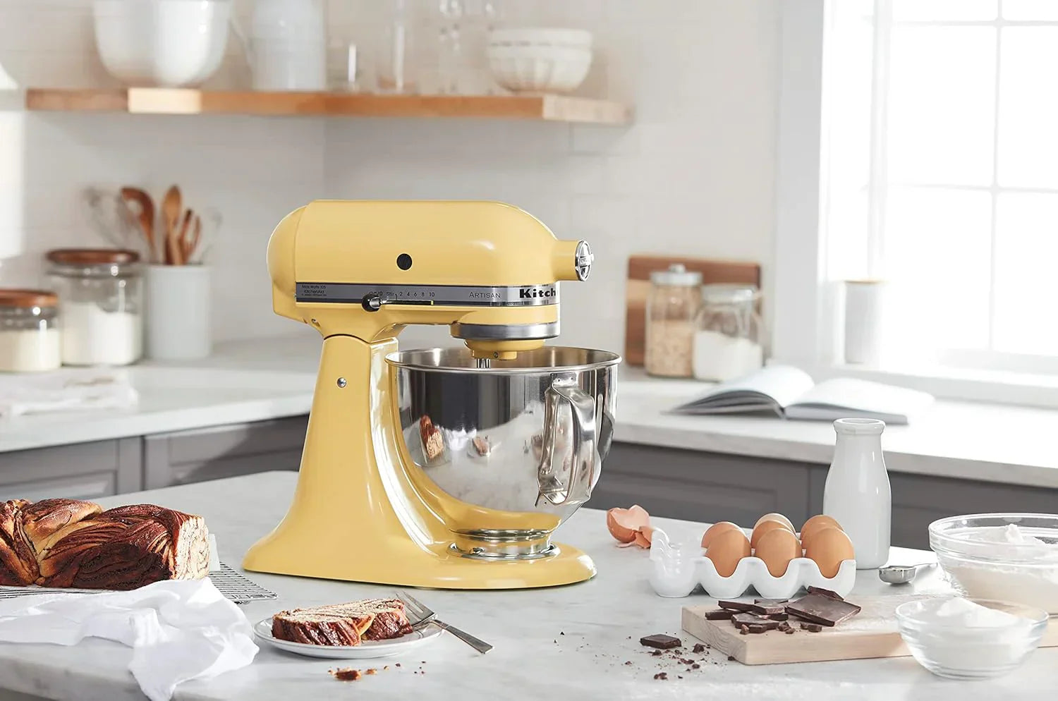 KitchenAid Artisan 5-Quart Tilt-Head Stand Mixer with Pour Flap
