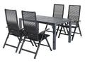 LIVARNO Table de jardin + Lot de 4 fauteuils Miami