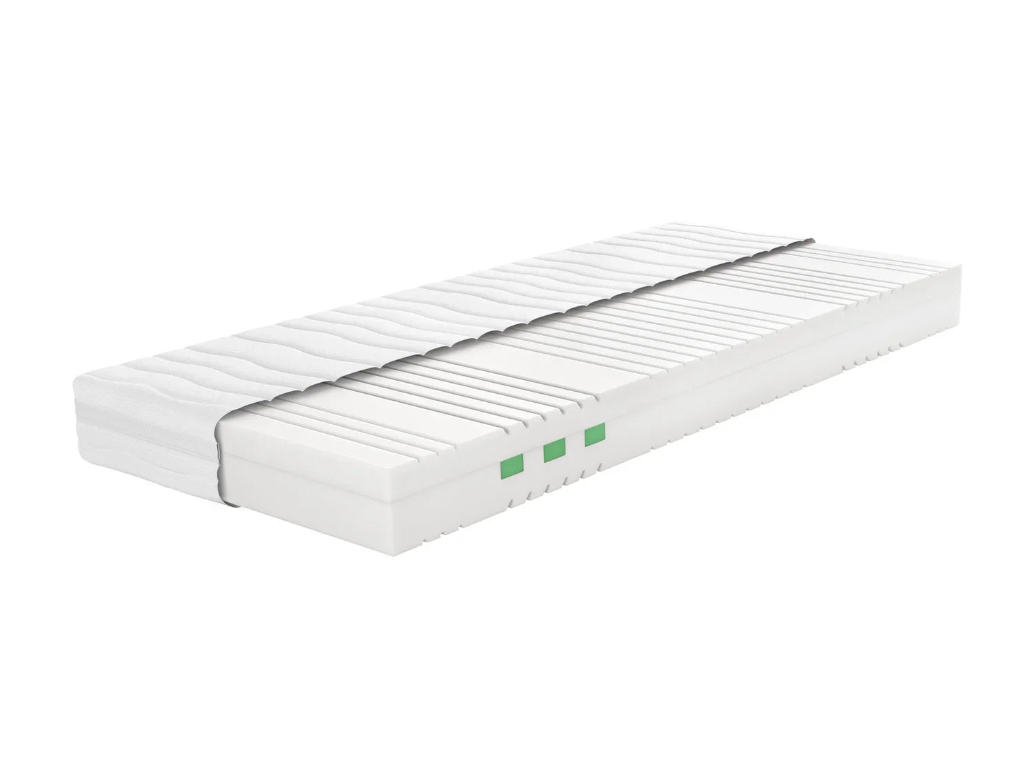 LIVARNO home Matelas en mousse froide 7 zones, H3, 90 x 190 cm