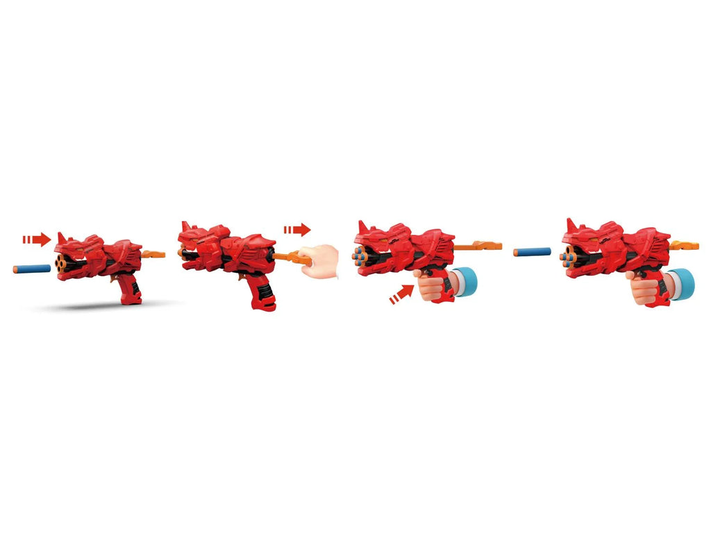 Playtive Pistolet dinosaure  flchettes souple
