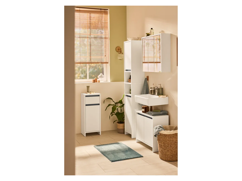 LIVARNO home Meuble sous-vasque Oslo, 60 x 55 x 28 cm, blanc