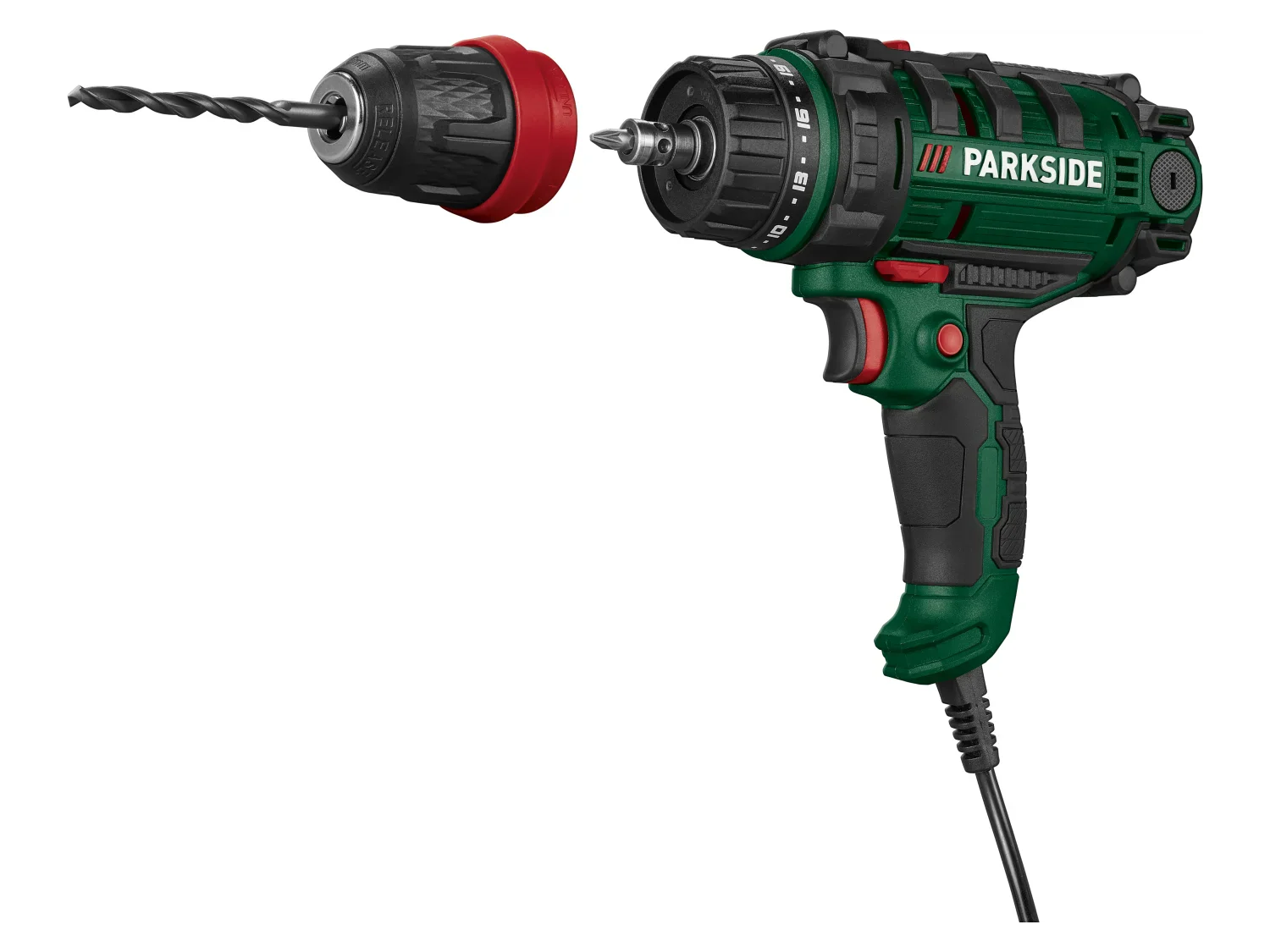 PARKSIDE Perceuse-visseuse 2 vitesses PNS 300 B3, 40 Nm, 300 W