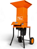 SuperHandy - Electric Leaf Shredder - Steel Construction, 15 Amp 120V AC Motor, 11 Cutting Blades, 0.5 Capacity for Leaves, Lawns and Patio Trimming