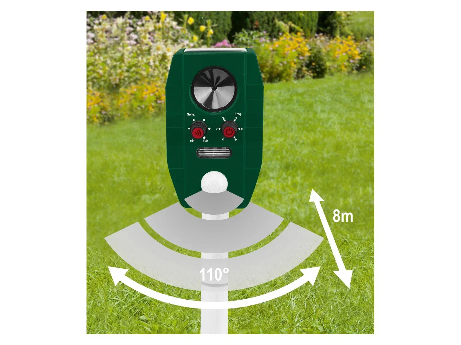 PARKSIDE Effaroucheur solaire PTUS 1 B2, 110, 8 m