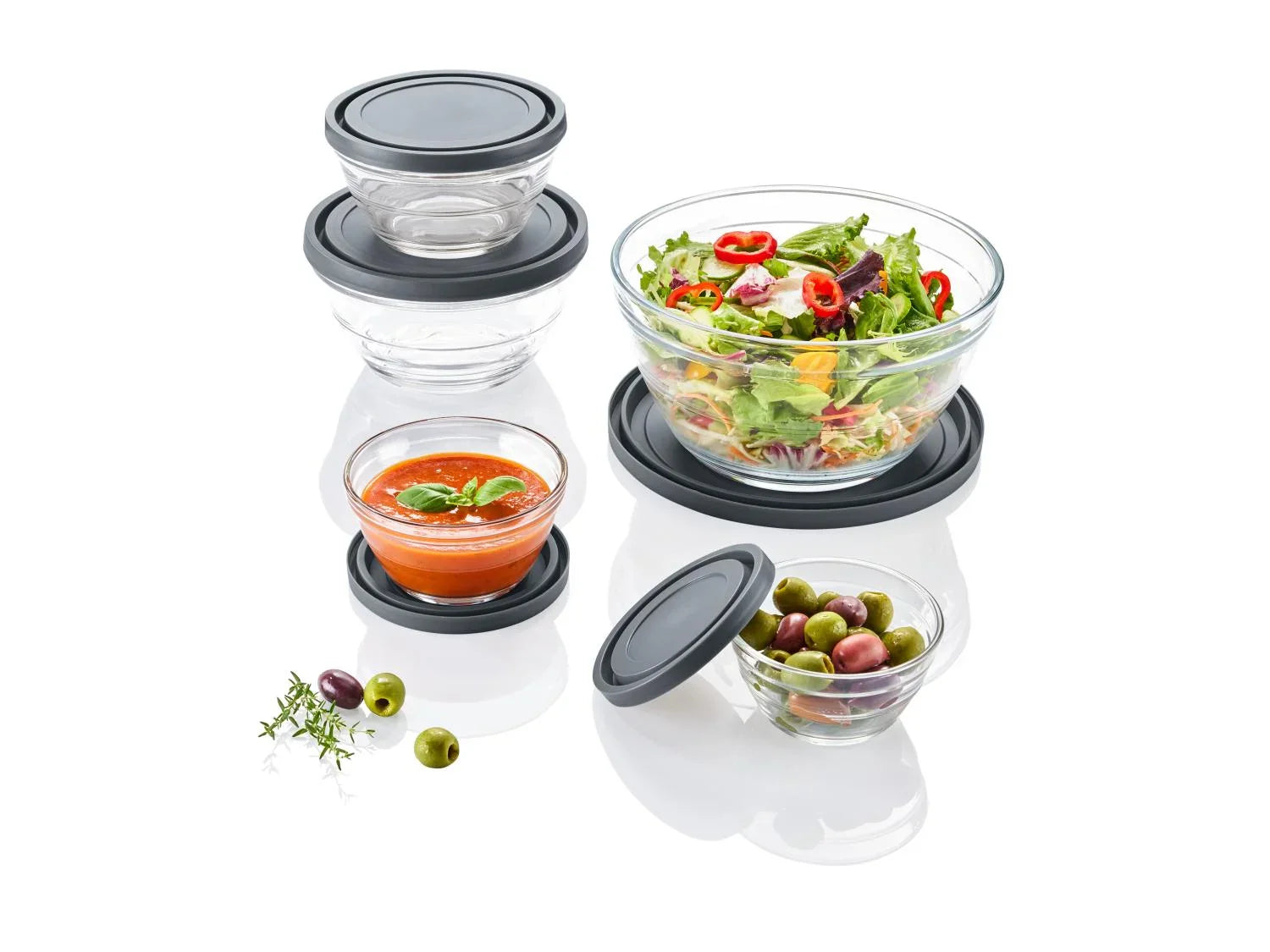 LIVARNO home Botes de conservation en verre