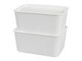 W5 Lot de 6 botes avec couvercles Premium