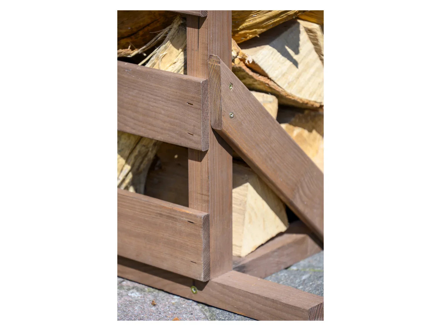 dobar Abri bches Ligno avec toit en bitume, 133 x 77 x 169 cm