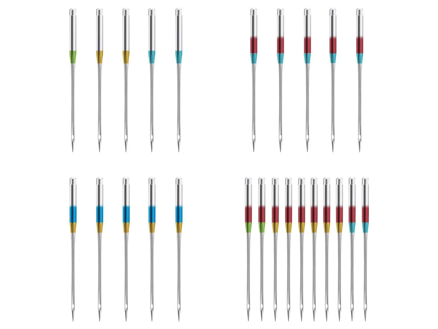 SINGER Lot de 4 aiguilles pour machine  coudre