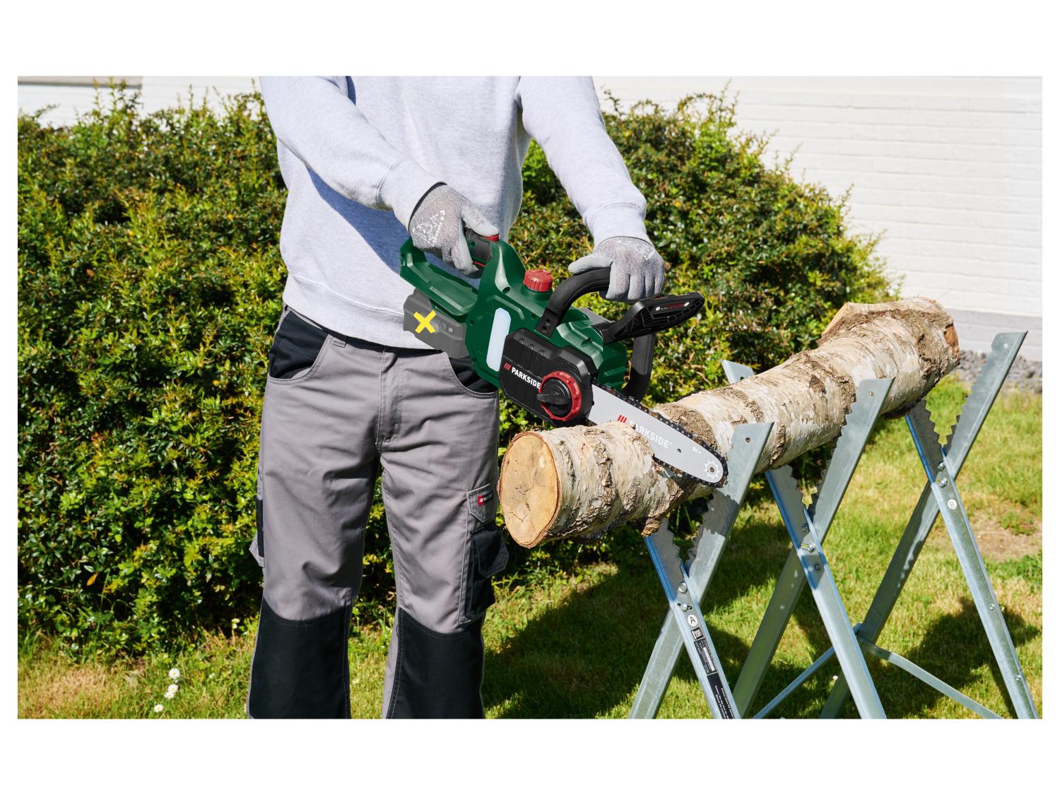 PARKSIDE Trononneuse sans fil PAKS 20-Li F5, guide 30,7 cm, 20 V