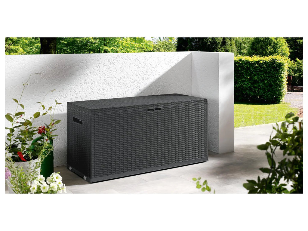 LIVARNO home Coffre de rangement, 350 L, noir