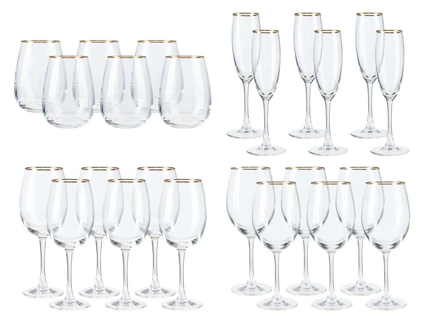 LIVARNO home Lot de 6 verres