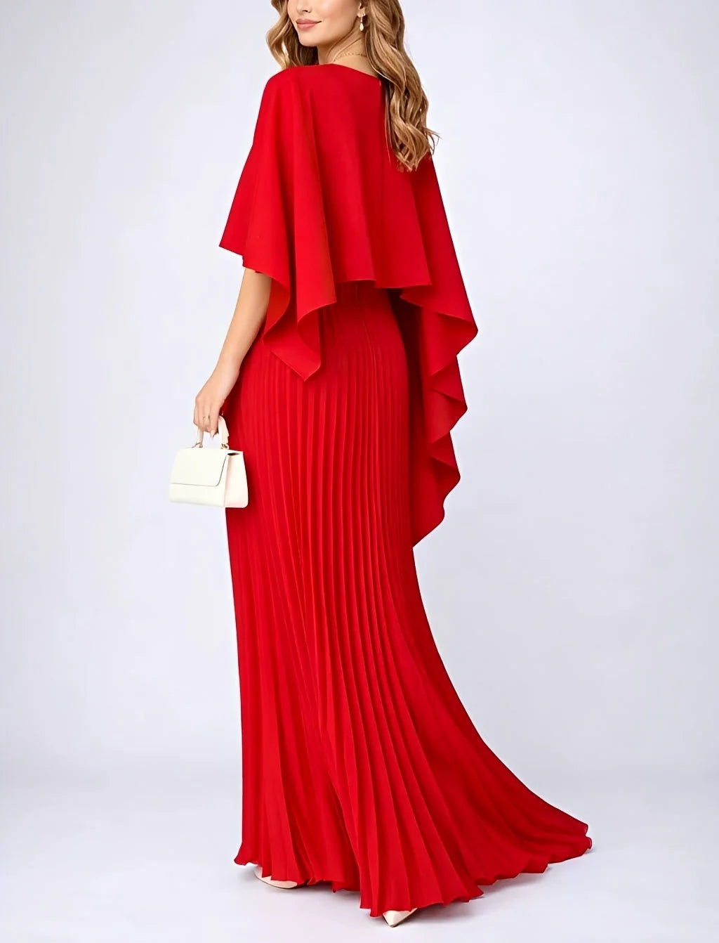 Zuzanna - Robe Maxi Plissée en Chiffon Élégante